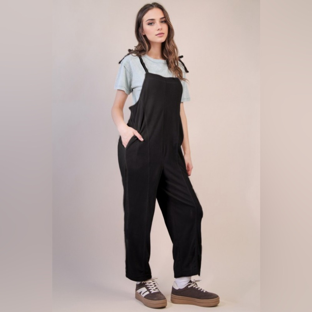Black Fleece Jumpsuit